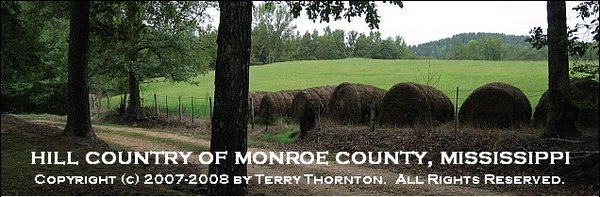 Hill Country of Monroe County, Mississippi